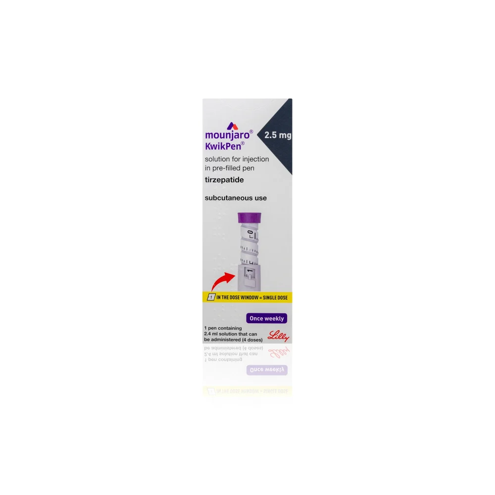Mounjaro 2.5mg Kwikpen – 4 FREE NEEDLES INCLUDED Mounjaro 2.5mg Kwikpen – 4 FREE NEEDLES INCLUDED